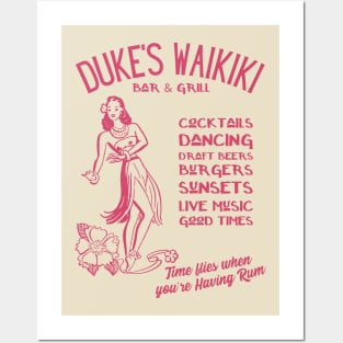 Duke's Waikiki Bar and Grill Posters and Art